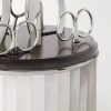 Mother-of-Pearl and Stainless Steel Manicure Set - CU