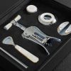 Large Stainless Steel and Mother-of-Pearl Wine Set - CU Large Stainless Steel and Mother-of-Pearl Wine Set - CU