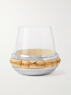 Glass and Bamboo Tumbler