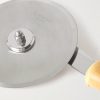 Stainless Steel and Bamboo Pizza Slicer - CU Stainless Steel and Bamboo Pizza Slicer - CU