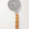 Stainless Steel and Bamboo Pizza Slicer Stainless Steel and Bamboo Pizza Slicer