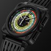 BR 03-94 Multimeter Limited Edition Automatic 42mm Ceramic and Rubber Watch, Ref. No. BR0394-SW-CE/SRB - FR BR 03-94 Multimeter Limited Edition Automatic 42mm Ceramic and Rubber Watch, Ref. No. BR0394-SW-CE/SRB - FR