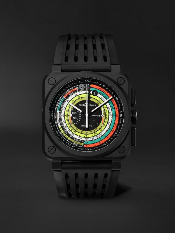 BR 03-94 Multimeter Limited Edition Automatic 42mm Ceramic and Rubber Watch, Ref. No. BR0394-SW-CE/SRB BR 03-94 Multimeter Limited Edition Automatic 42mm Ceramic and Rubber Watch, Ref. No. BR0394-SW-CE/SRB