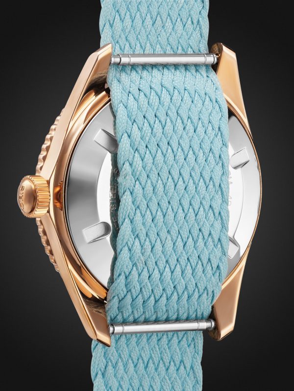 Divers Sixty-Five Automatic 38mm Bronze and Recycled-Perlon Watch, Ref. No. 01 733 7771 3155-07 3 19 02BR - BK Divers Sixty-Five Automatic 38mm Bronze and Recycled-Perlon Watch, Ref. No. 01 733 7771 3155-07 3 19 02BR - BK