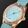 Divers Sixty-Five Automatic 38mm Bronze and Recycled-Perlon Watch, Ref. No. 01 733 7771 3155-07 3 19 02BR - FR Divers Sixty-Five Automatic 38mm Bronze and Recycled-Perlon Watch, Ref. No. 01 733 7771 3155-07 3 19 02BR - FR