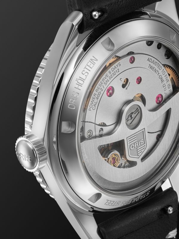 Divers Sixty-Five Automatic 40mm Stainless Steel and Leather Watch, Ref. No. 01 400 7772 4054-07 5 20 82 - E1 Divers Sixty-Five Automatic 40mm Stainless Steel and Leather Watch, Ref. No. 01 400 7772 4054-07 5 20 82 - E1