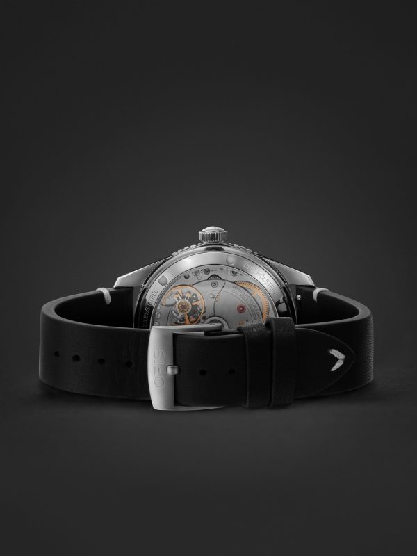 Divers Sixty-Five Automatic 40mm Stainless Steel and Leather Watch, Ref. No. 01 400 7772 4054-07 5 20 82 - E2 Divers Sixty-Five Automatic 40mm Stainless Steel and Leather Watch, Ref. No. 01 400 7772 4054-07 5 20 82 - E2