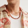 Gold, Opal and Diamond Beaded Necklace - FR Gold, Opal and Diamond Beaded Necklace - FR