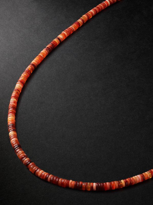 Gold, Opal and Diamond Beaded Necklace Gold, Opal and Diamond Beaded Necklace