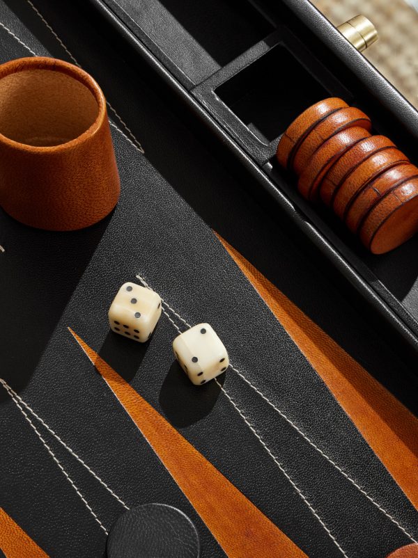 Tavla Leather Backgammon Set - CU Tavla Leather Backgammon Set - CU