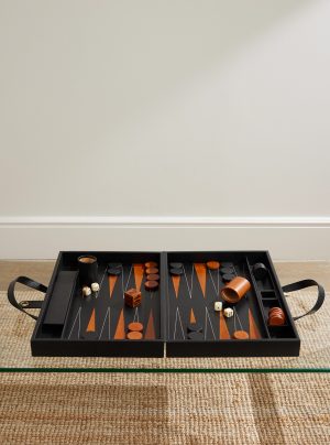 Tavla Leather Backgammon Set Tavla Leather Backgammon Set