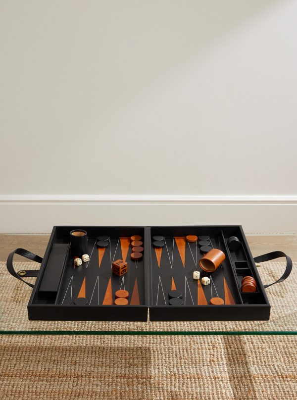 Tavla Leather Backgammon Set Tavla Leather Backgammon Set