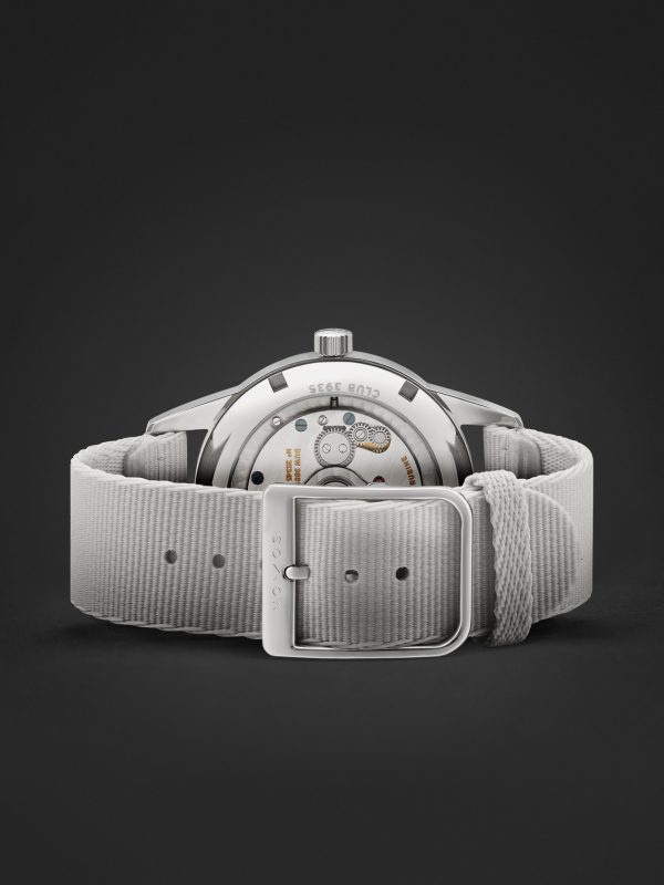 Club Neomatik Automatic 37mm Stainless Steel and Webbing Watch, Ref. No. 743 - E2 Club Neomatik Automatic 37mm Stainless Steel and Webbing Watch, Ref. No. 743 - E2