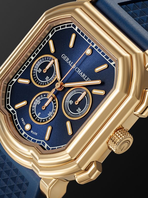 Maestro 3.0 Automatic Chronograph 39mm 18-Karat Rose Gold and Rubber Watch, Ref. No. GC3.0-RG-01 - CU Maestro 3.0 Automatic Chronograph 39mm 18-Karat Rose Gold and Rubber Watch, Ref. No. GC3.0-RG-01 - CU