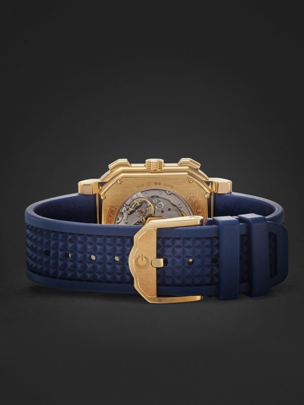 Maestro 3.0 Automatic Chronograph 39mm 18-Karat Rose Gold and Rubber Watch, Ref. No. GC3.0-RG-01 - E2 Maestro 3.0 Automatic Chronograph 39mm 18-Karat Rose Gold and Rubber Watch, Ref. No. GC3.0-RG-01 - E2