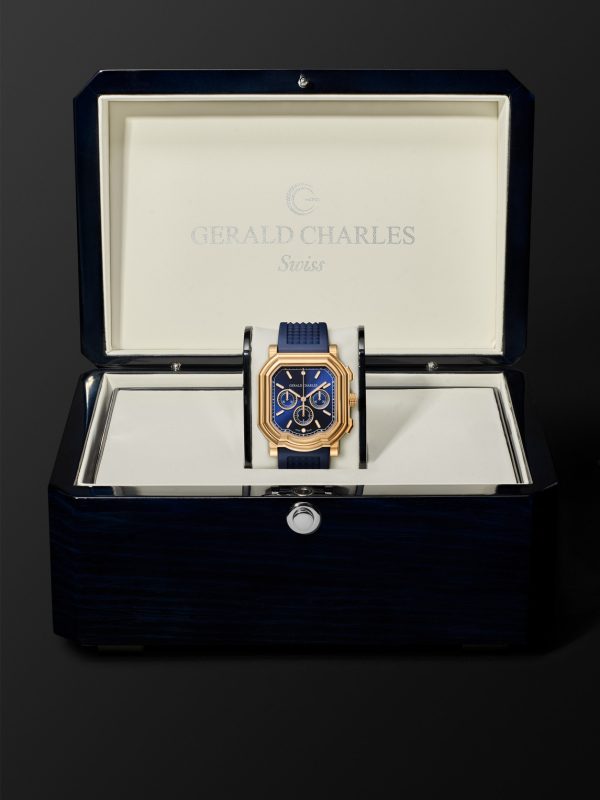 Maestro 3.0 Automatic Chronograph 39mm 18-Karat Rose Gold and Rubber Watch, Ref. No. GC3.0-RG-01 - E3 Maestro 3.0 Automatic Chronograph 39mm 18-Karat Rose Gold and Rubber Watch, Ref. No. GC3.0-RG-01 - E3