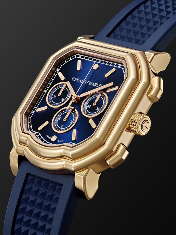 Maestro 3.0 Automatic Chronograph 39mm 18-Karat Rose Gold and Rubber Watch, Ref. No. GC3.0-RG-01 - FR Maestro 3.0 Automatic Chronograph 39mm 18-Karat Rose Gold and Rubber Watch, Ref. No. GC3.0-RG-01 - FR