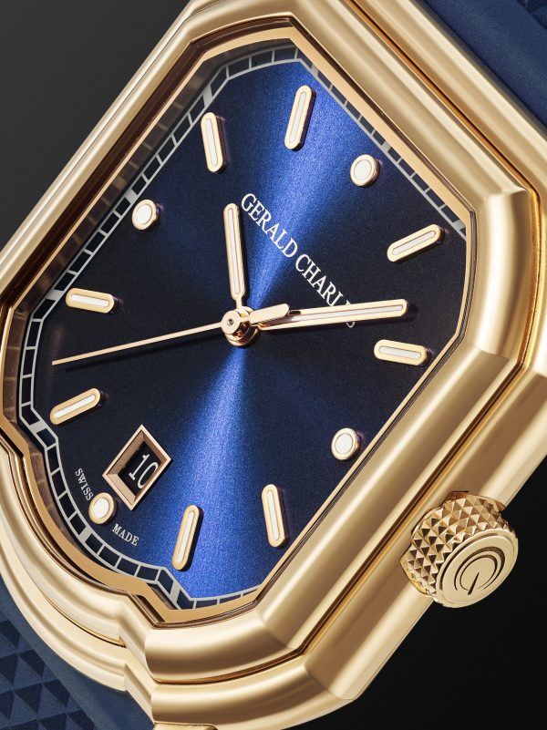 Maestro 2.0 Ultra-Thin Automatic 39mm 18-Karat Rose Gold and Rubber Watch, Ref. No. GC2.0-RG-01 - CU Maestro 2.0 Ultra-Thin Automatic 39mm 18-Karat Rose Gold and Rubber Watch, Ref. No. GC2.0-RG-01 - CU