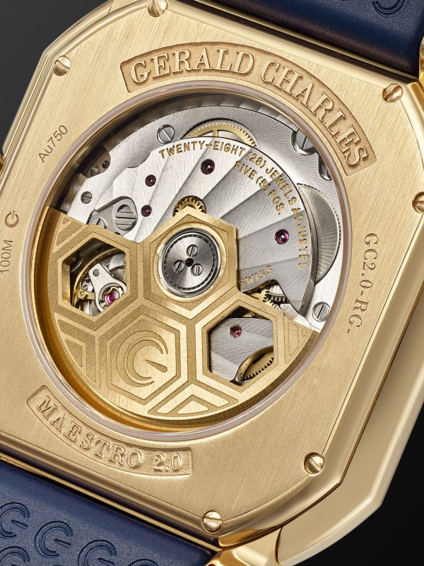 Maestro 2.0 Ultra-Thin Automatic 39mm 18-Karat Rose Gold and Rubber Watch, Ref. No. GC2.0-RG-01 - E1 Maestro 2.0 Ultra-Thin Automatic 39mm 18-Karat Rose Gold and Rubber Watch, Ref. No. GC2.0-RG-01 - E1