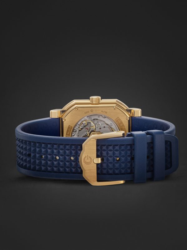 Maestro 2.0 Ultra-Thin Automatic 39mm 18-Karat Rose Gold and Rubber Watch, Ref. No. GC2.0-RG-01 - E2 Maestro 2.0 Ultra-Thin Automatic 39mm 18-Karat Rose Gold and Rubber Watch, Ref. No. GC2.0-RG-01 - E2