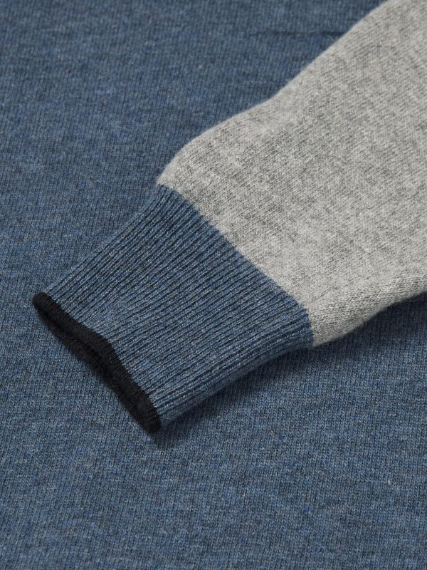 Colour-Block Merino Wool Polo Shirt - E1