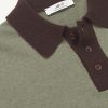 Colour-Block Merino Wool Polo Shirt - CU