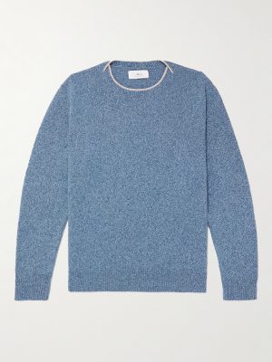 Contrast-Tipped Wool Sweater Contrast-Tipped Wool Sweater