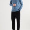 Contrast-Tipped Wool Sweater - OU Contrast-Tipped Wool Sweater - OU