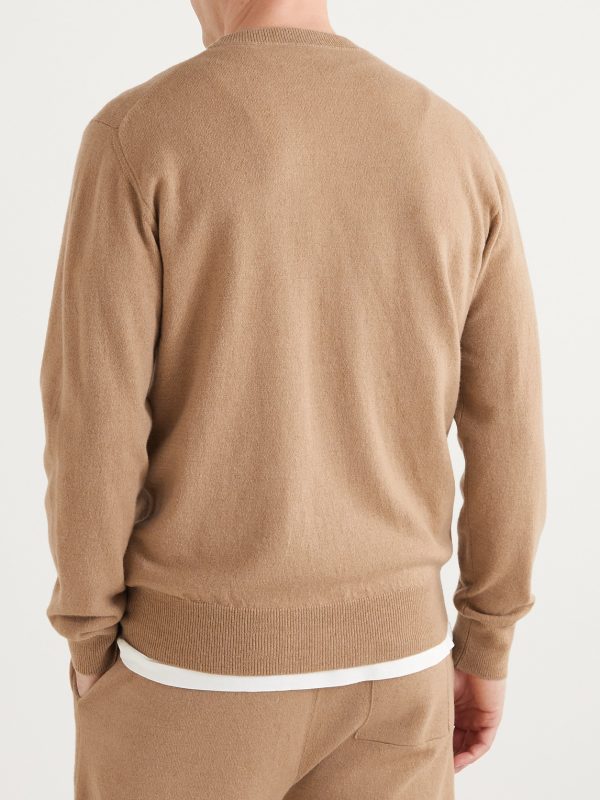 Wool and Cashmere-Blend Sweater - BK Wool and Cashmere-Blend Sweater - BK