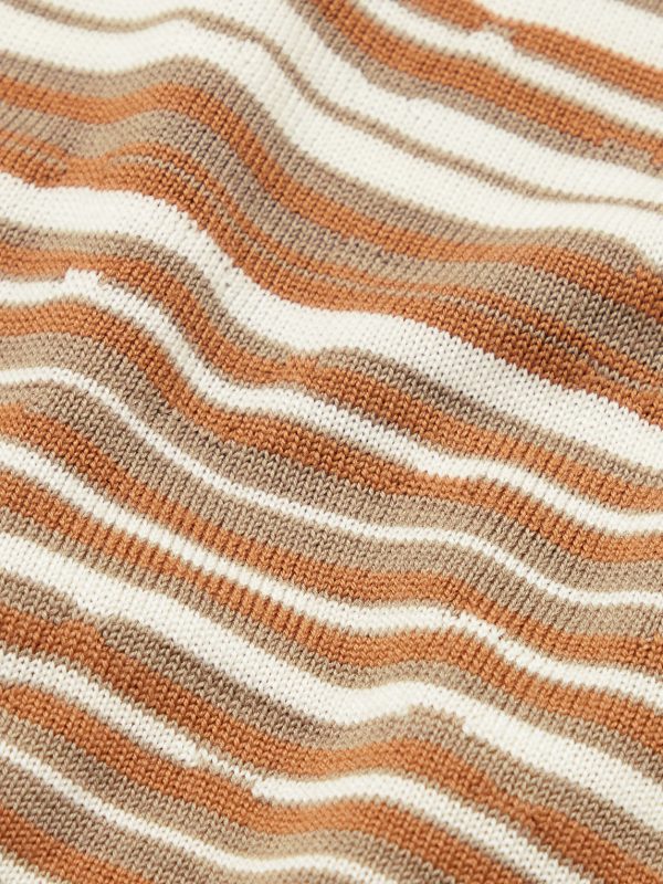 Striped Merino Wool T-Shirt - E1 Striped Merino Wool T-Shirt - E1