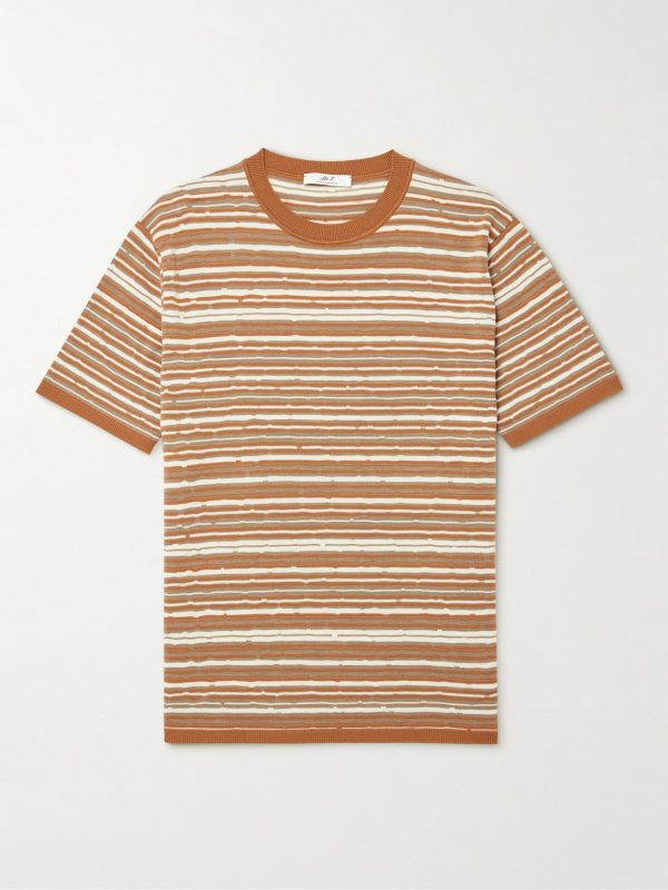 Striped Merino Wool T-Shirt Striped Merino Wool T-Shirt