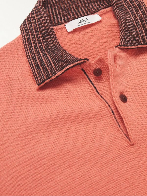 Cashmere-Blend Polo Shirt - CU Cashmere-Blend Polo Shirt - CU
