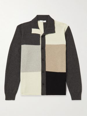 Colour-Block Cashmere and Virgin Wool-Blend Shirt Colour-Block Cashmere and Virgin Wool-Blend Shirt