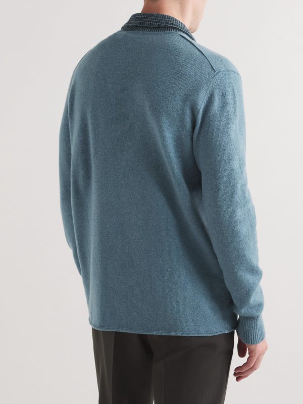 Cashmere-Blend Polo Shirt - BK