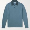 Cashmere-Blend Polo Shirt