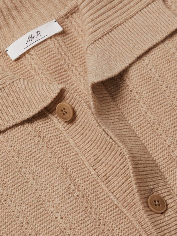 Wolly Open-Knit Wool Cardigan - CU