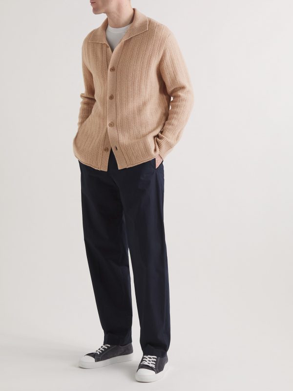Wolly Open-Knit Wool Cardigan - OU