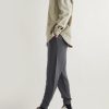 Tapered Distressed Virgin Wool Sweatpants - OU Tapered Distressed Virgin Wool Sweatpants - OU