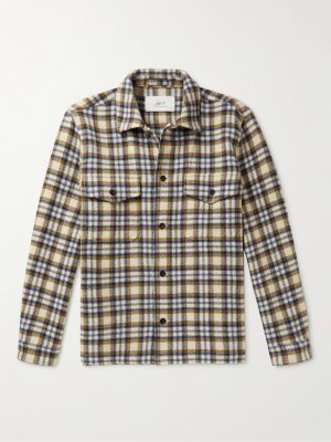 Checked Wool Overshirt Checked Wool Overshirt