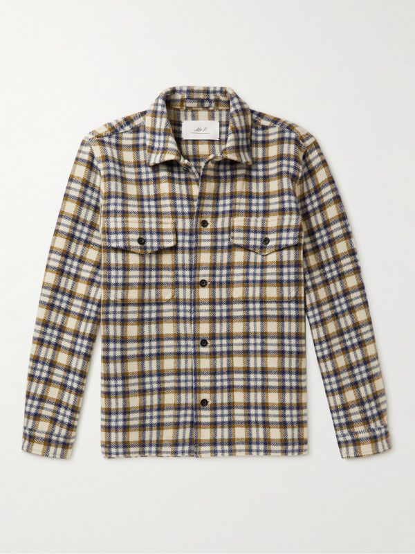 Checked Wool Overshirt Checked Wool Overshirt