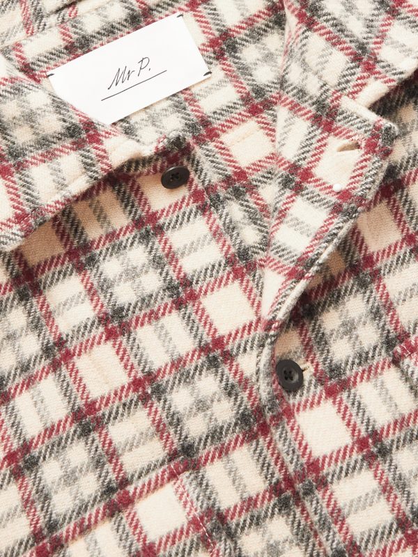 Checked Virgin Wool Shirt - CU Checked Virgin Wool Shirt - CU