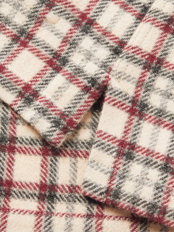 Checked Virgin Wool Shirt - E1 Checked Virgin Wool Shirt - E1