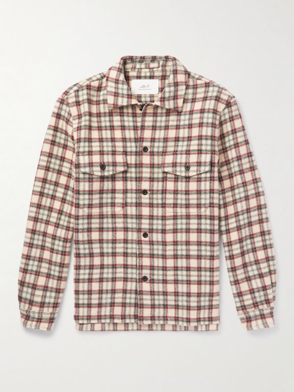 Checked Virgin Wool Shirt Checked Virgin Wool Shirt