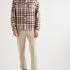 Checked Virgin Wool Shirt - OU Checked Virgin Wool Shirt - OU