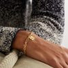 Four Heart Clover 18-Karat Gold Diamond Bracelet - FR Four Heart Clover 18-Karat Gold Diamond Bracelet - FR