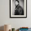 Framed 2001 Ice Cube Print, 16" x 20" - OU Framed 2001 Ice Cube Print, 16" x 20" - OU