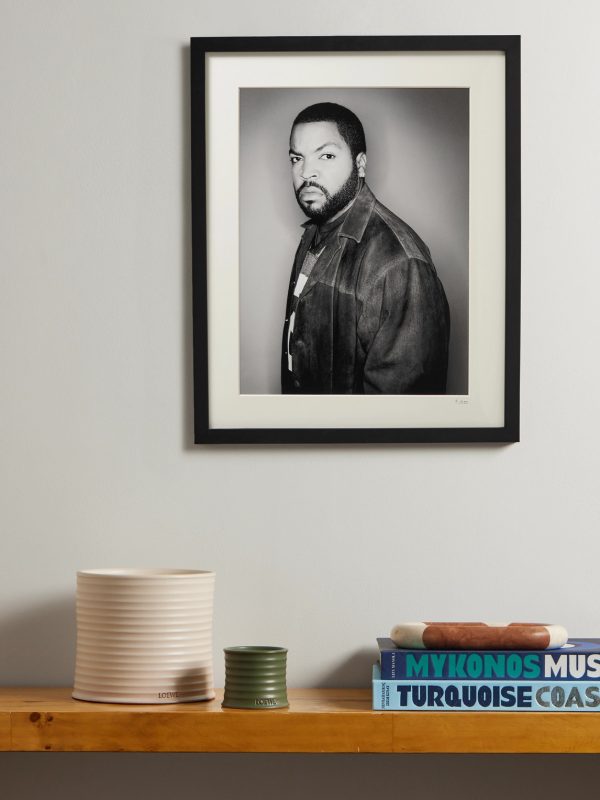 Framed 2001 Ice Cube Print, 16" x 20" - OU Framed 2001 Ice Cube Print, 16" x 20" - OU