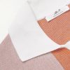 Striped Two-Tone Honeycomb-Knit Cotton-Blend Polo Shirt - CU Striped Two-Tone Honeycomb-Knit Cotton-Blend Polo Shirt - CU