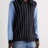 Striped Jacquard Polo Shirt - FR Striped Jacquard Polo Shirt - FR