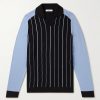 Striped Jacquard Polo Shirt Striped Jacquard Polo Shirt